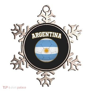 Argentina Team Flag Soccer Ball World Cup Ornament