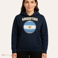 Argentina Team Flag Soccer Ball World Cup Hoodie thumb 5