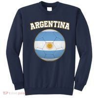 Argentina Team Flag Soccer Ball World Cup Sweatshirt thumb 0