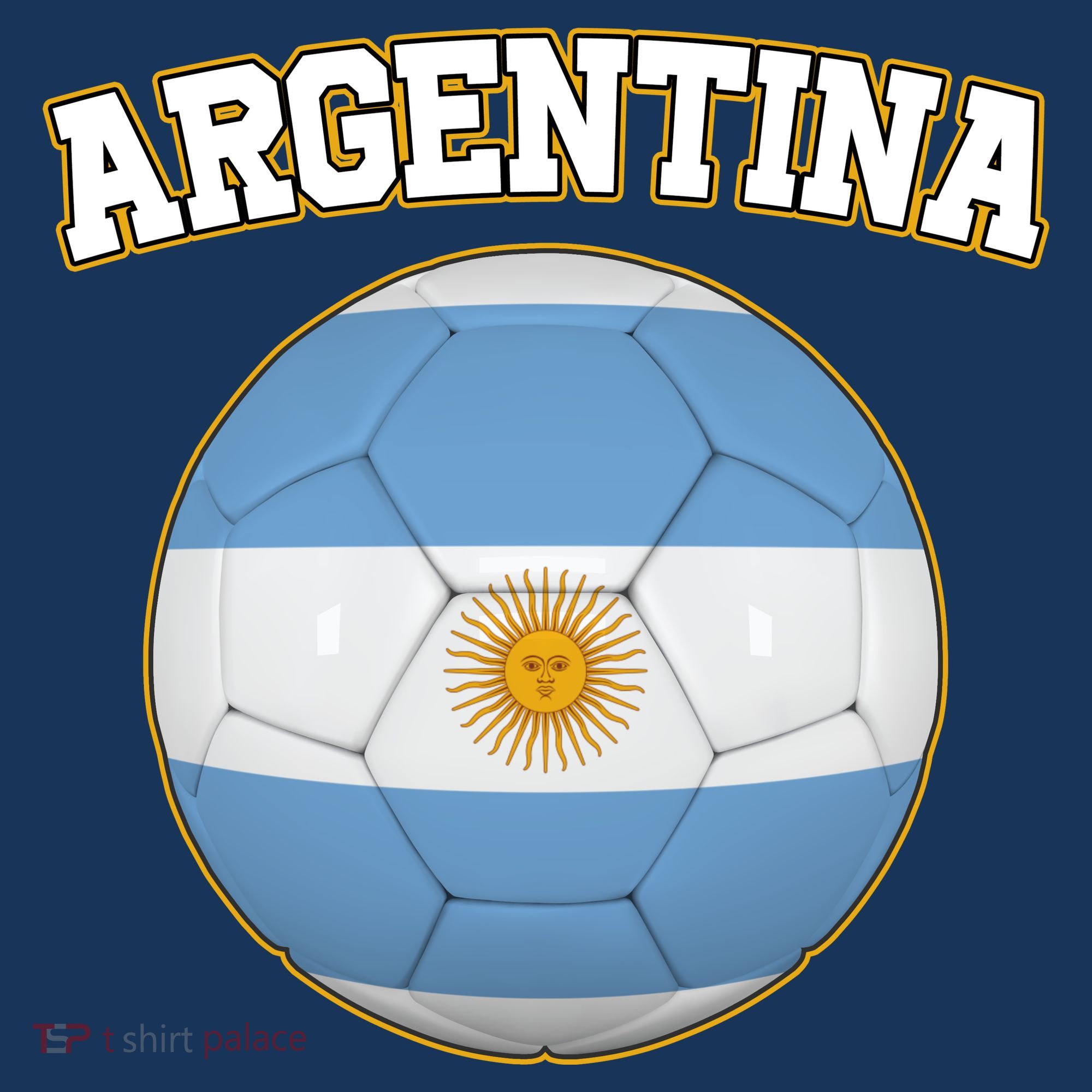 Argentina Team Flag Soccer Ball World Cup Women's Hoodie
