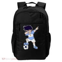 Argentinian Dabbing Soccer Boy Argentina Backpack thumb 0