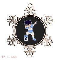 Argentinian Dabbing Soccer Boy Argentina Ornament thumb 0