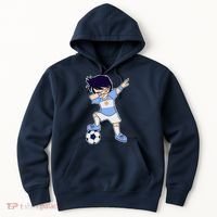 Argentinian Dabbing Soccer Boy Argentina Hoodie thumb 0