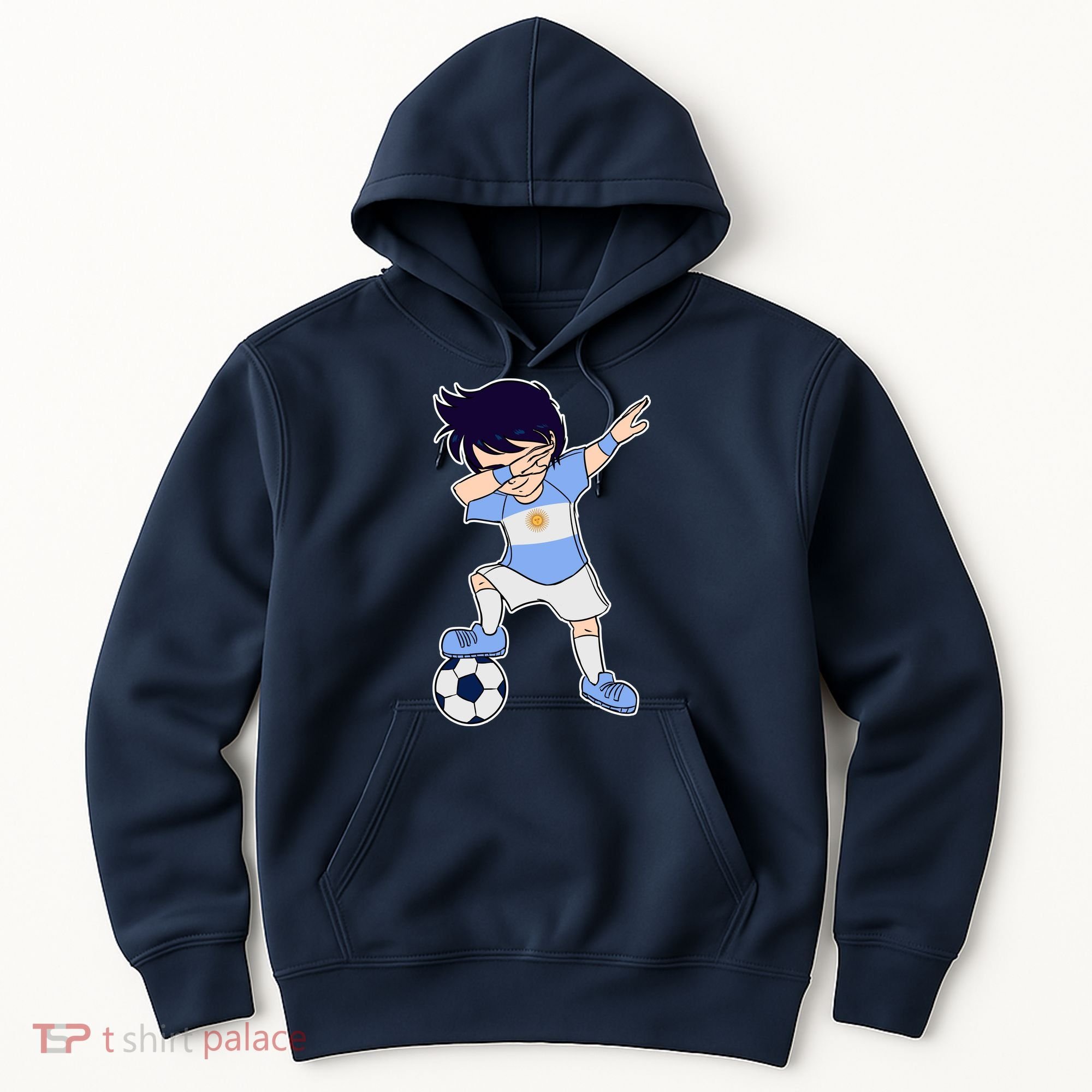 Argentinian Dabbing Soccer Boy Argentina Hoodie