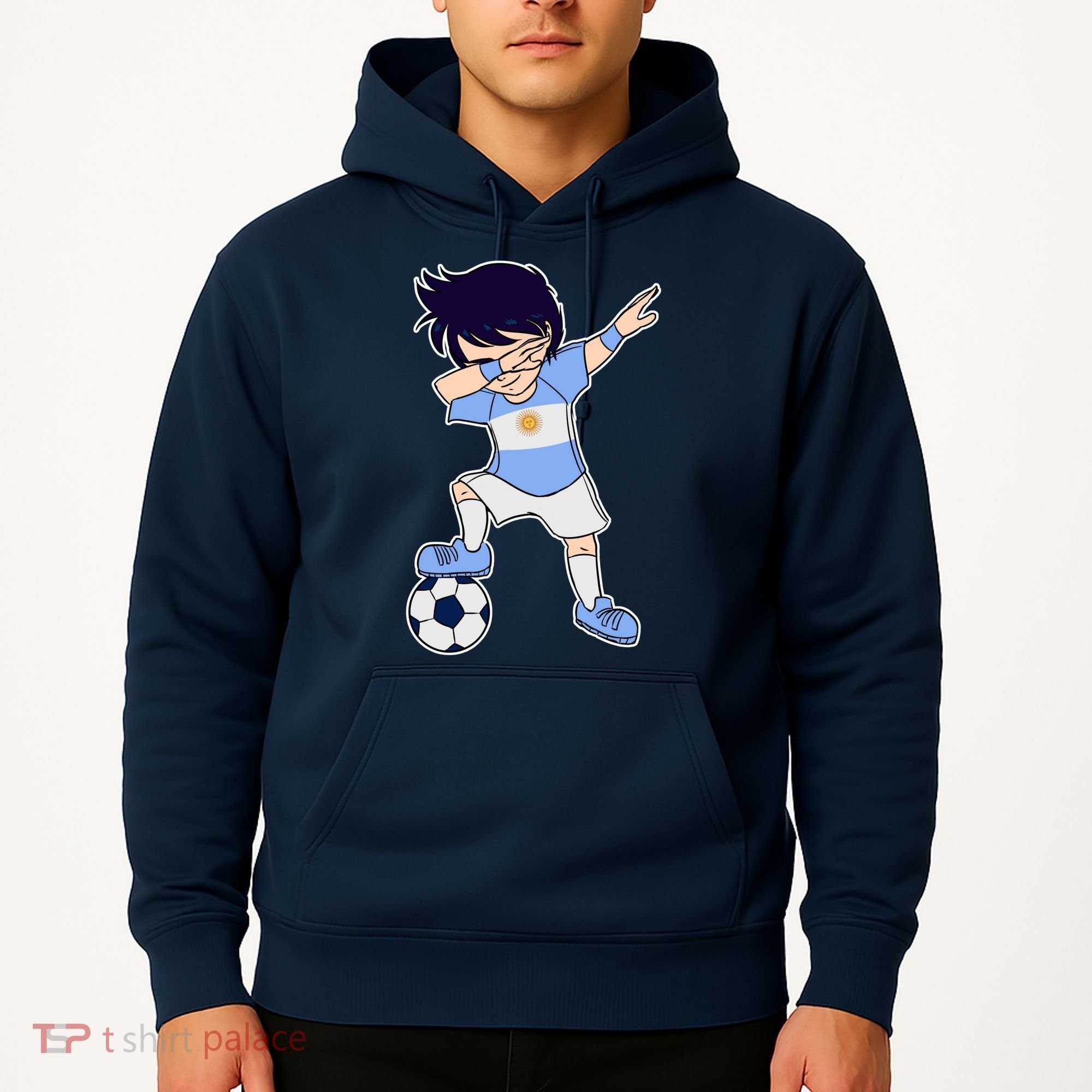 Argentinian Dabbing Soccer Boy Argentina Hoodie