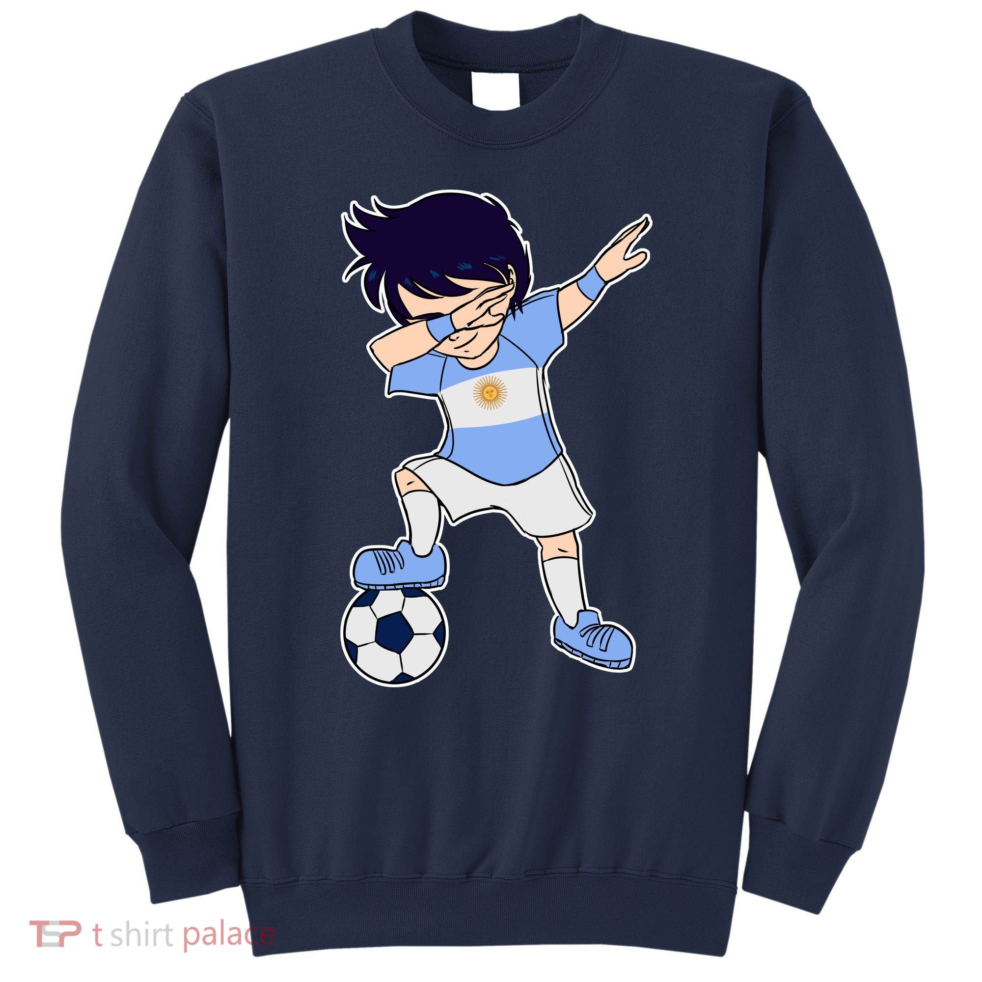 Argentinian Dabbing Soccer Boy Argentina Sweatshirt