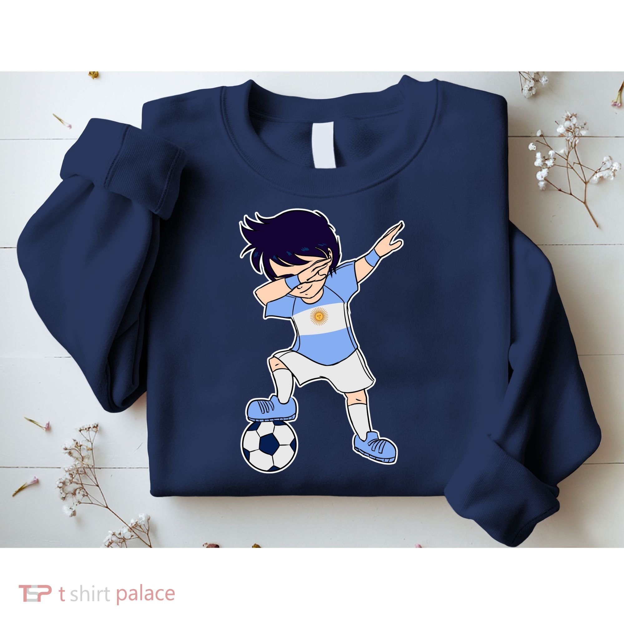 Argentinian Dabbing Soccer Boy Argentina Sweatshirt