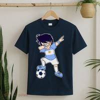 Argentinian Dabbing Soccer Boy Argentina T-Shirt thumb 2