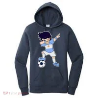 Argentinian Dabbing Soccer Boy Argentina Women's Hoodie thumb 0