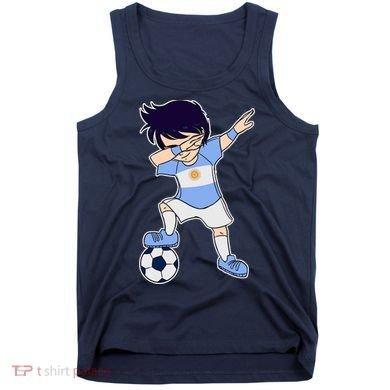 Argentinian Dabbing Soccer Boy Argentina Tank Top