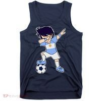 Argentinian Dabbing Soccer Boy Argentina Tank Top thumb 0