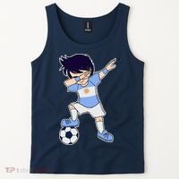 Argentinian Dabbing Soccer Boy Argentina Tank Top thumb 2