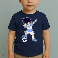Argentinian Dabbing Soccer Boy Argentina Toddler T-Shirt thumb 2