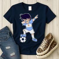 Argentinian Dabbing Soccer Boy Argentina Women's T-Shirt thumb 3