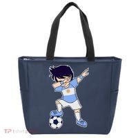 Argentinian Dabbing Soccer Boy Argentina Tote Bag thumb 0