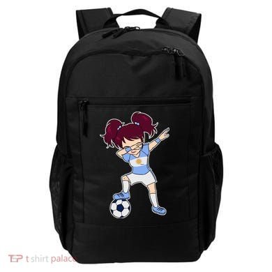 Argentinian Dabbing Soccer Gril Argentina Backpack