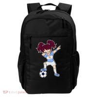 Argentinian Dabbing Soccer Gril Argentina Backpack thumb 0