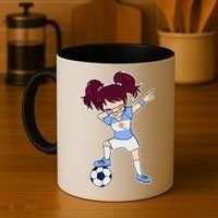 Argentinian Dabbing Soccer Gril Argentina Coffee Mug thumb 4