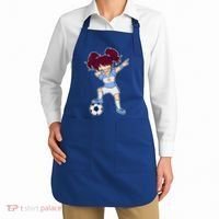Argentinian Dabbing Soccer Gril Argentina Apron thumb 2
