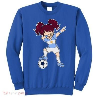 Argentinian Dabbing Soccer Gril Argentina Sweatshirt