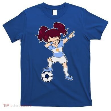 Argentinian Dabbing Soccer Gril Argentina T-Shirt