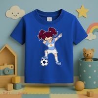 Argentinian Dabbing Soccer Gril Argentina Toddler T-Shirt thumb 3