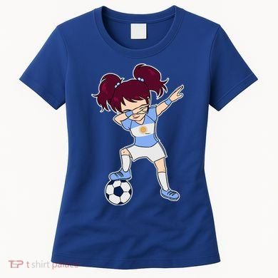 Argentinian Dabbing Soccer Gril Argentina Women's T-Shirt