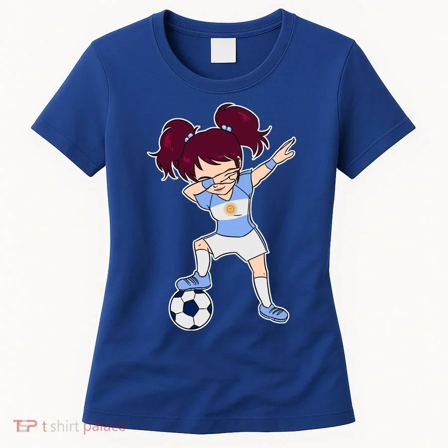 Argentinian Dabbing Soccer Gril Argentina Women's T-Shirt