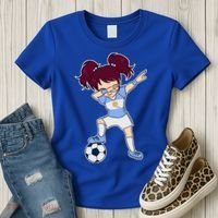 Argentinian Dabbing Soccer Gril Argentina Women's T-Shirt thumb 3