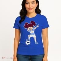 Argentinian Dabbing Soccer Gril Argentina Women's T-Shirt thumb 4