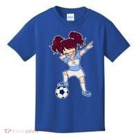 Argentinian Dabbing Soccer Gril Argentina Kids T-Shirt thumb 0