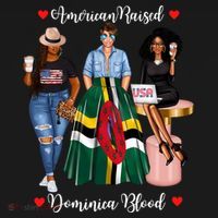 American Raised Half Dominican Born In Dominica Roots Gift Sweatshirt thumb 3