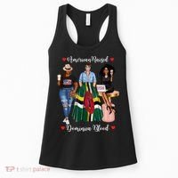 American Raised Half Dominican Born In Dominica Roots Gift Women's Tank Top thumb 0