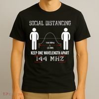 Amateur Radio Ham Social Distancing Ham Radio Operator T-Shirt thumb 3