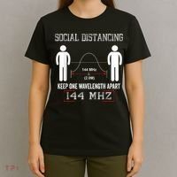 Amateur Radio Ham Social Distancing Ham Radio Operator T-Shirt thumb 4