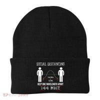 Amateur Radio Ham Social Distancing Ham Radio Operator Beanie thumb 0