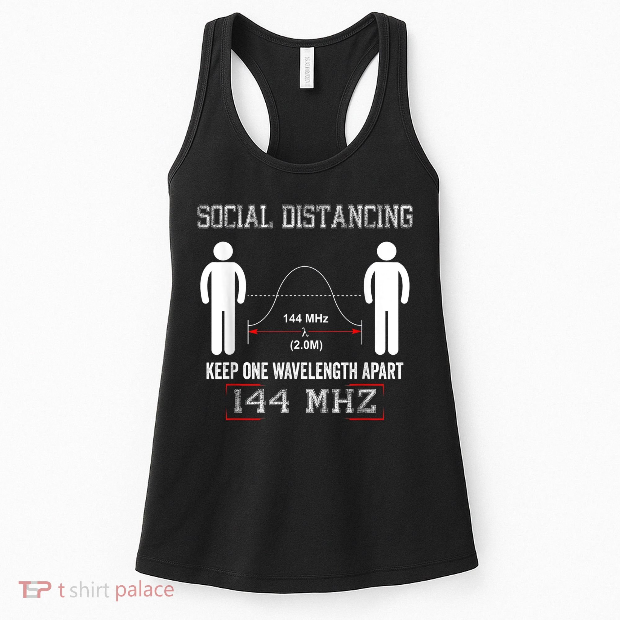 Amateur Radio Ham Social Distancing Ham Radio Operator Women's Tank Top