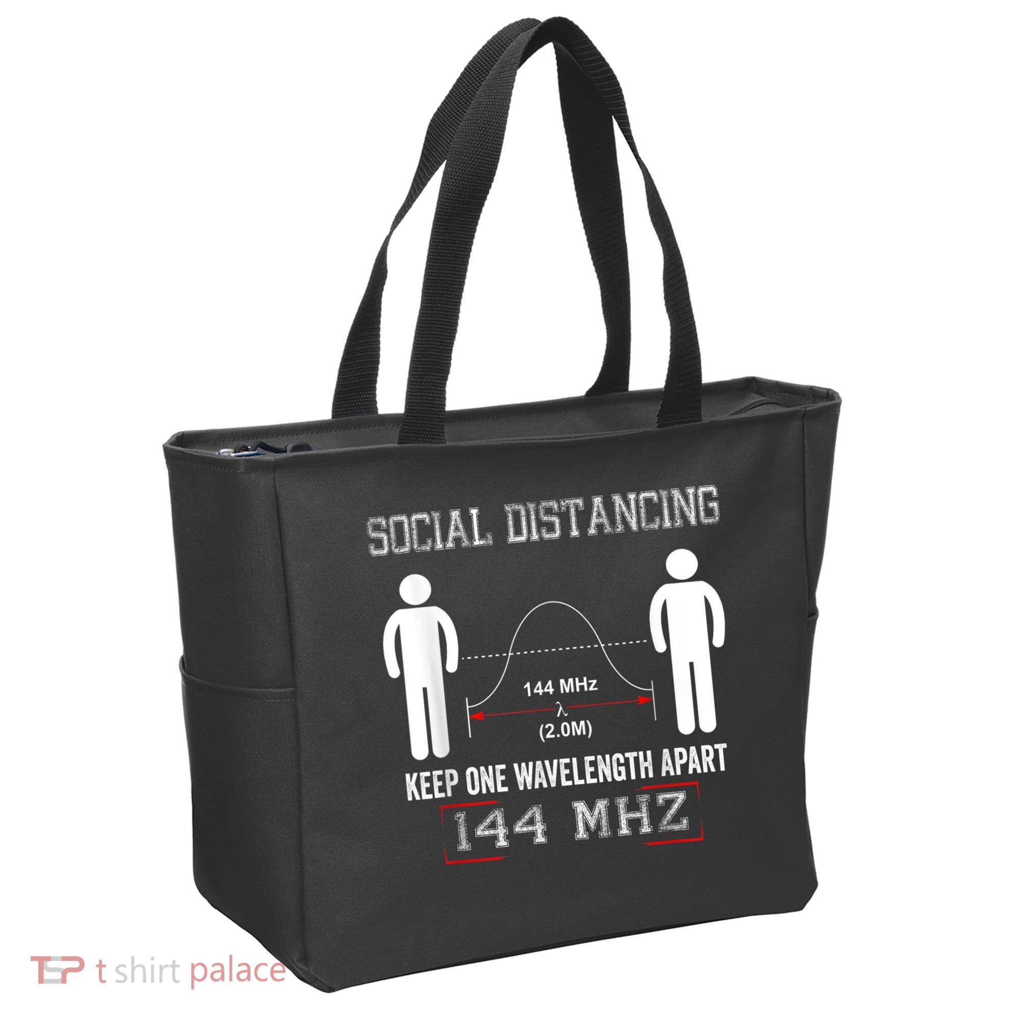 Amateur Radio Ham Social Distancing Ham Radio Operator Tote Bag