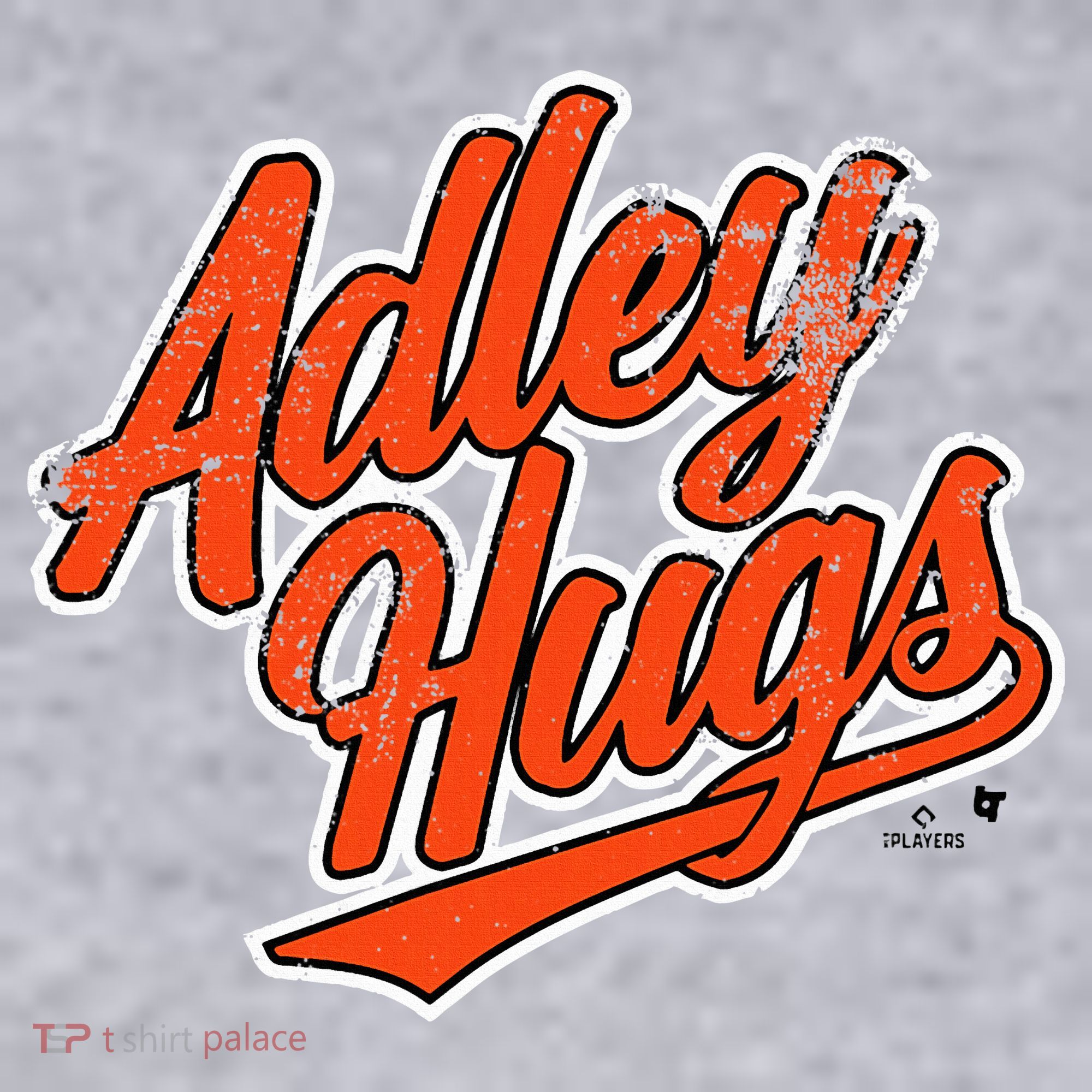 A.D.L.E.Y R.U.T.S.C.H.M.A.N Hug Script Baltimore Baseball Women's Sweatshirt