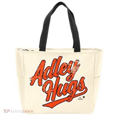 A.D.L.E.Y R.U.T.S.C.H.M.A.N Hug Script Baltimore Baseball Tote Bag