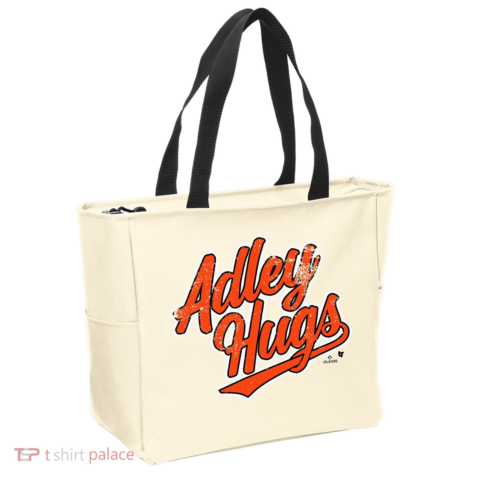 A.D.L.E.Y R.U.T.S.C.H.M.A.N Hug Script Baltimore Baseball Tote Bag