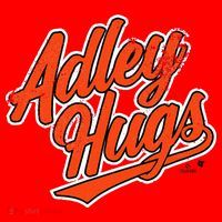 A.D.L.E.Y R.U.T.S.C.H.M.A.N Hug Script Baltimore Baseball Santa Hat thumb 1