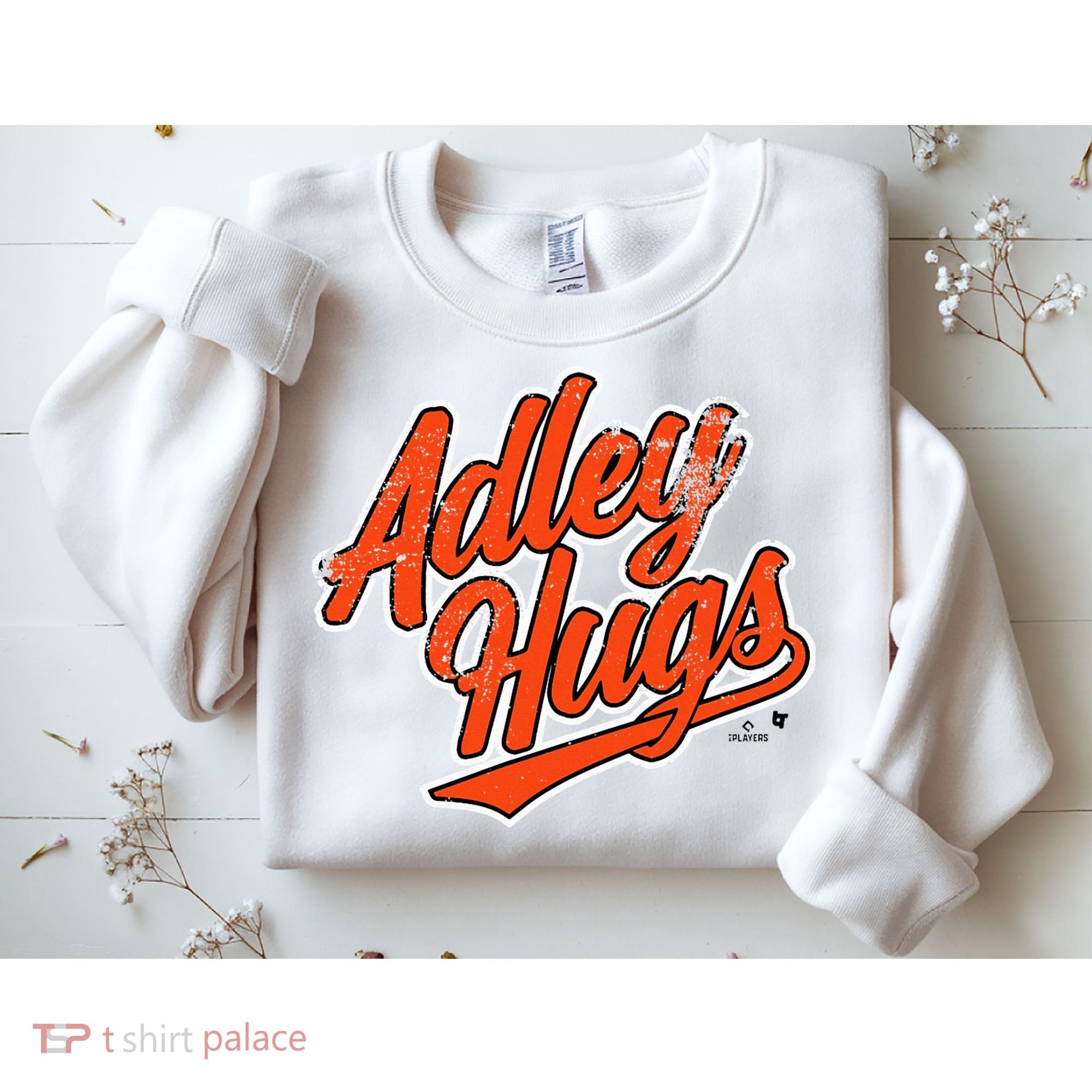 A.D.L.E.Y R.U.T.S.C.H.M.A.N Hug Script Baltimore Baseball Sweatshirt
