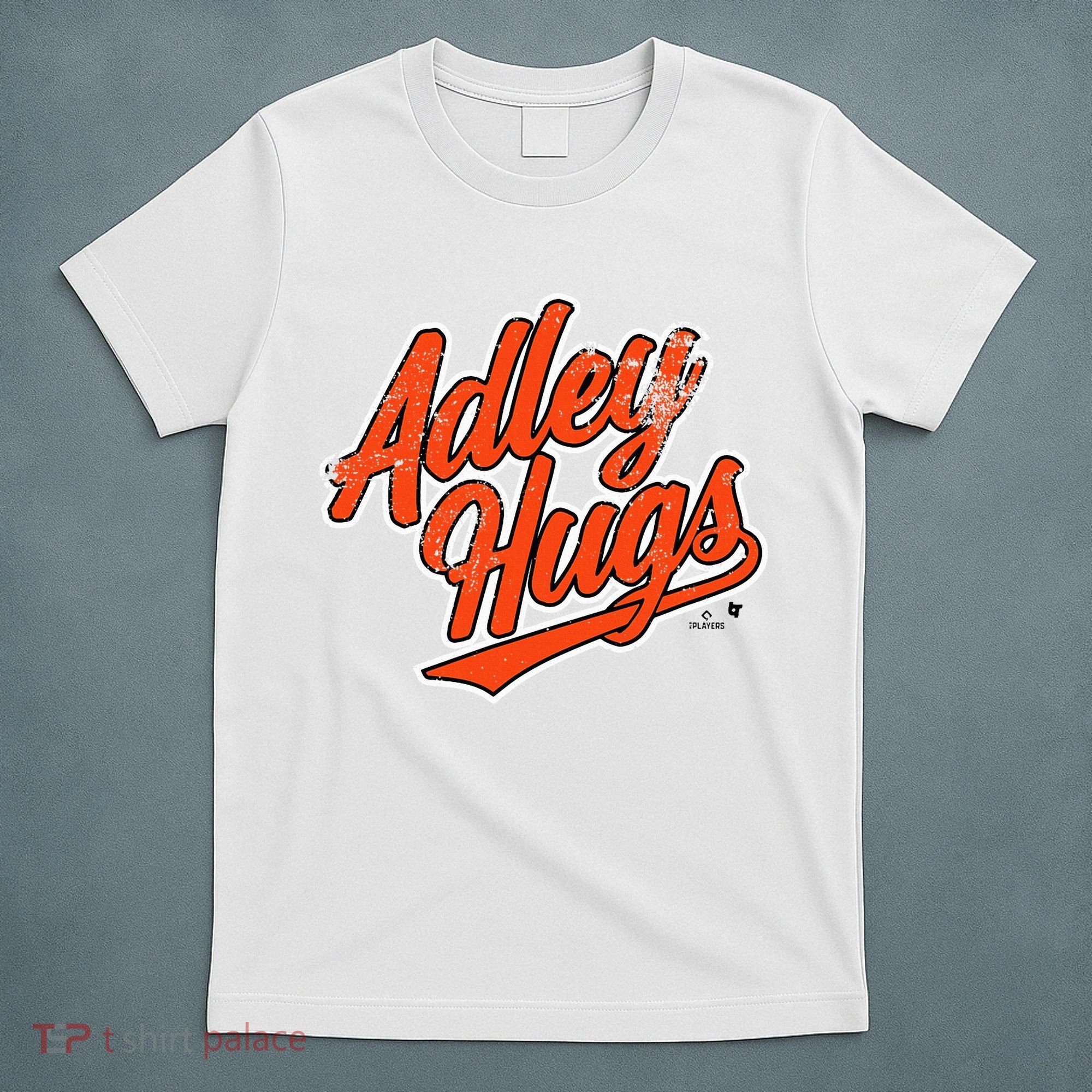 A.D.L.E.Y R.U.T.S.C.H.M.A.N Hug Script Baltimore Baseball T-Shirt