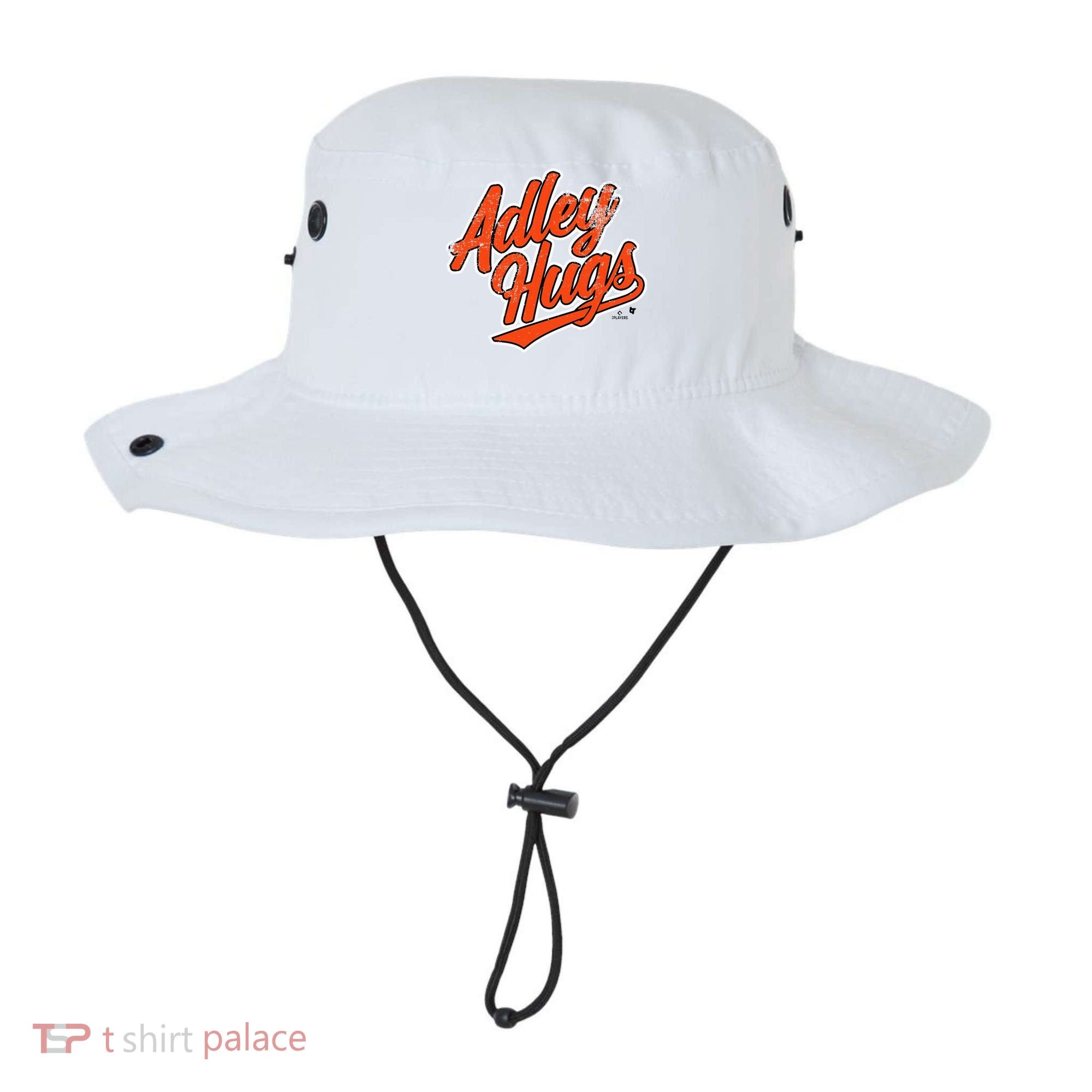 A.D.L.E.Y R.U.T.S.C.H.M.A.N Hug Script Baltimore Baseball Bucket Hat