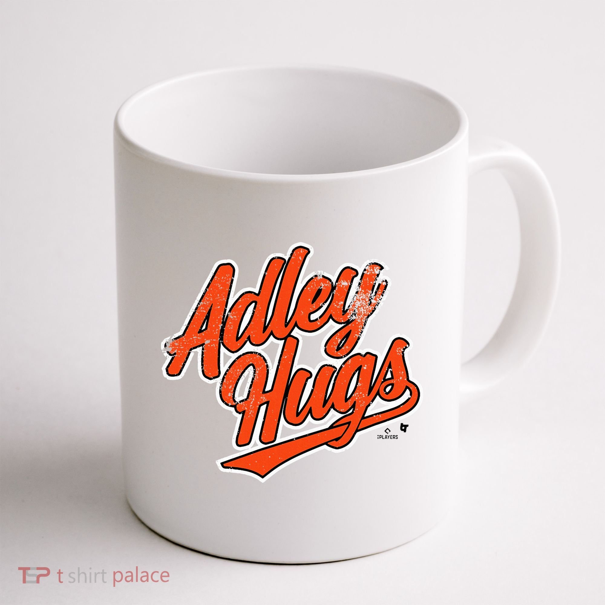 A.D.L.E.Y R.U.T.S.C.H.M.A.N Hug Script Baltimore Baseball Coffee Mug