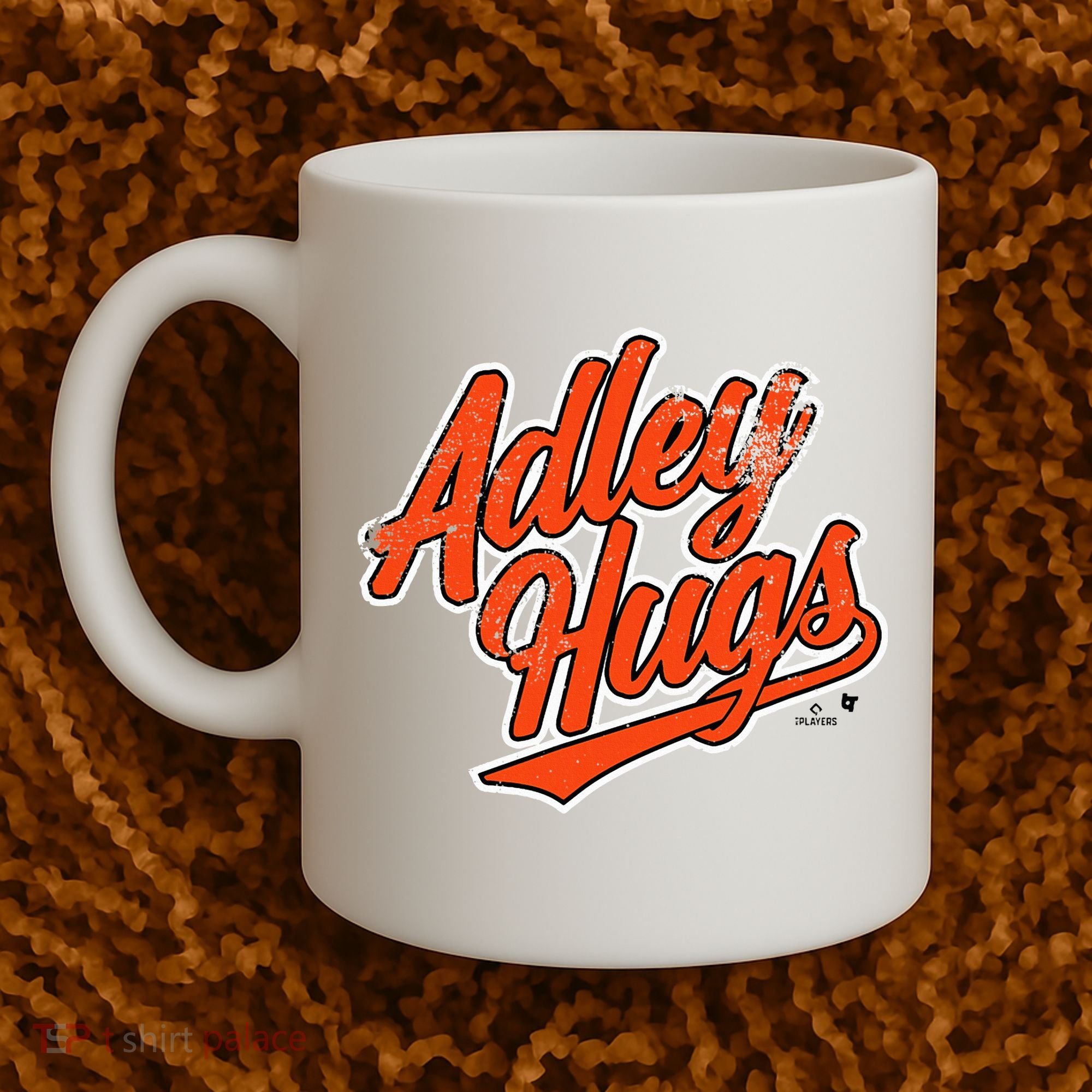 A.D.L.E.Y R.U.T.S.C.H.M.A.N Hug Script Baltimore Baseball Coffee Mug
