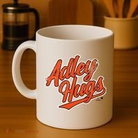 A.D.L.E.Y R.U.T.S.C.H.M.A.N Hug Script Baltimore Baseball Coffee Mug thumb 4