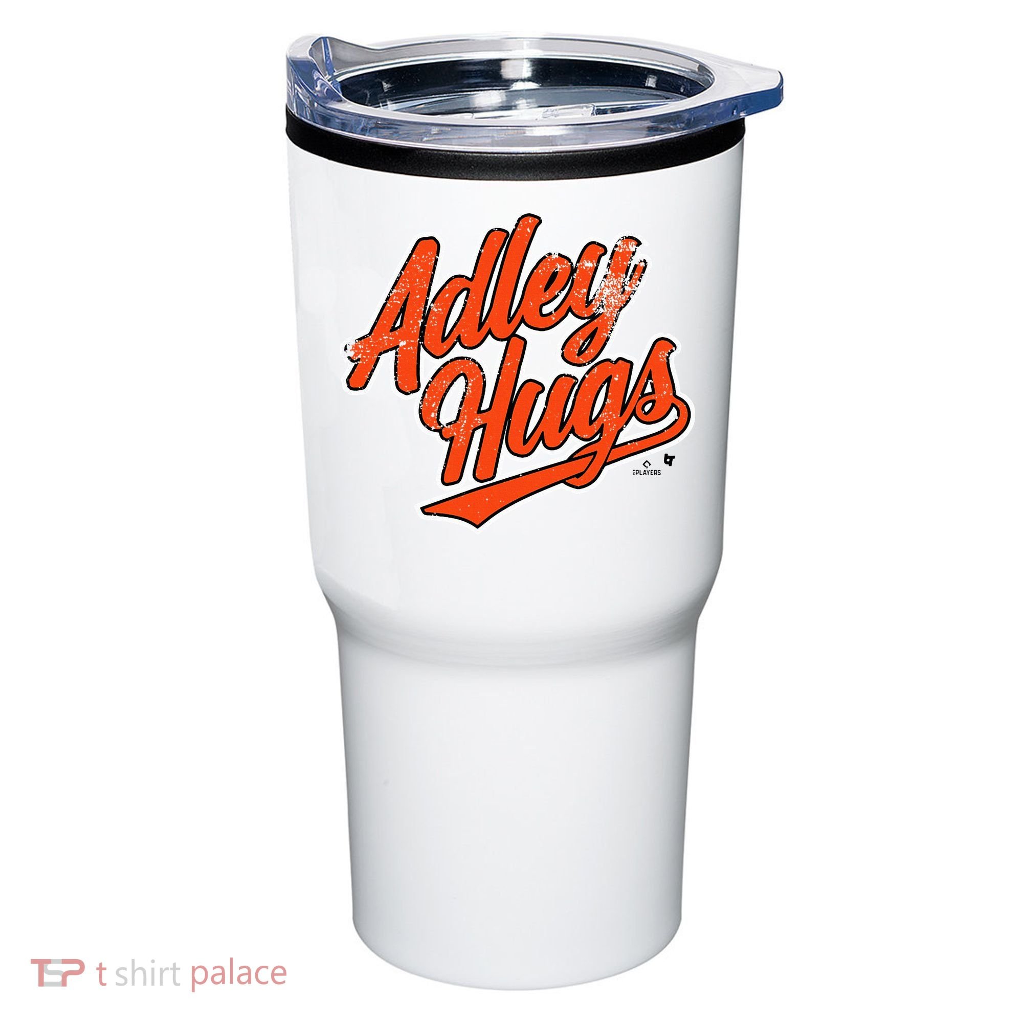 A.D.L.E.Y R.U.T.S.C.H.M.A.N Hug Script Baltimore Baseball Tumbler
