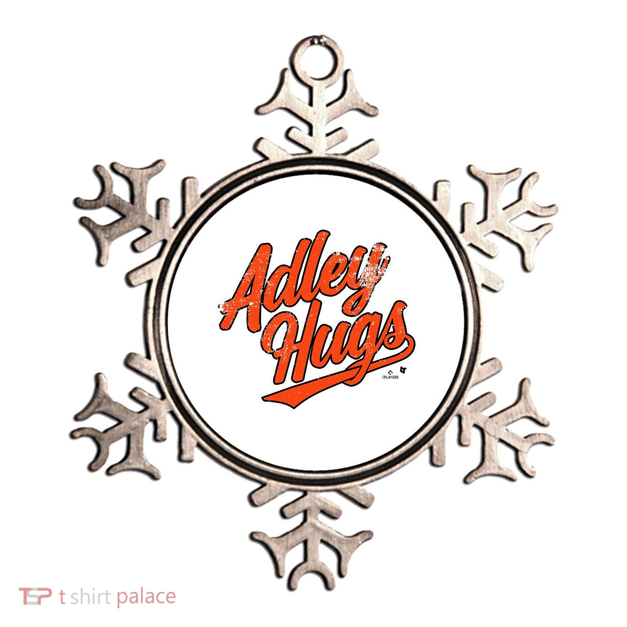 A.D.L.E.Y R.U.T.S.C.H.M.A.N Hug Script Baltimore Baseball Ornament